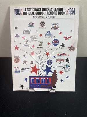 1993-94 ECHL Official Guide Record Book Inaugural Edition Olaf Kolzig