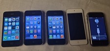Lot 5 Apple iPhones 3GS/4S  iPod Parts/Working Unlocked Mixed Condition