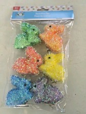 Season Collection Easter Bunny Glitter Foam Metal Clips Multicolor Arts & Crafts