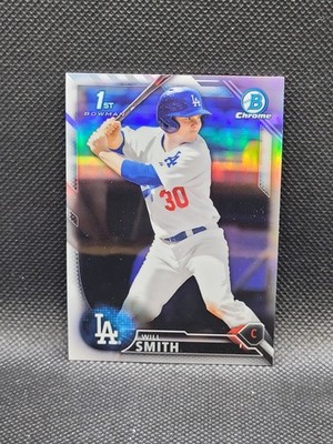 2016 Bowman Chrome Draft WILL SMITH refractor - RC - 1st - Los Angeles Dodgers
