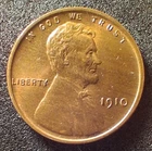 1910 Lincoln Wheat Small Cent BN uncirculated US One Cent Coin Uncertified