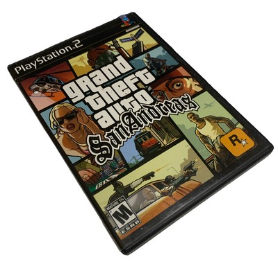 Grand Theft Auto San Andreas (Sony PlayStation 2, 2004) Tested (JN125)