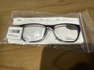 New Cinzia by Europa CIN-5047 03 Plum on Ginger Eyeglasses 53/17/135