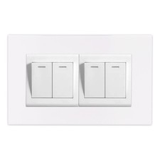 Finger Plates Light Switch Single Double Plug Socket Surround Panel Cover