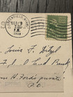 Stamps George Washington Green Right Facing 1 cent US Postage on Edison PostCard — photo 3