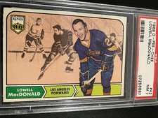 1968 O-Pee-Chee OPC 42 Lowell MacDonald Rookie Card Graded PSA 7 NM Pop 27 Nice. rookie card picture