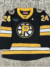 Providence Bruins Game Worn Jersey.  #24 Marc  McLaughlin