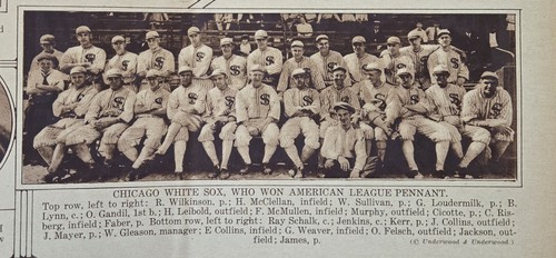October 9 1919 Mid-Week Pictorial Chicago White Black Sox World Series - Picture 2 of 9