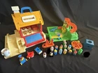 Vintage Fisher-Price Little People School Playset with Figures 1963-1996