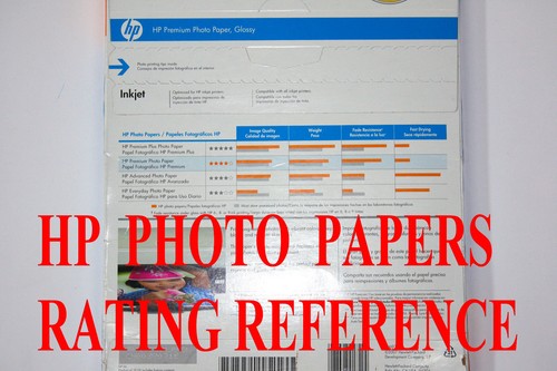100 Sheets 4x6 HP Q1977 Premium Plus Photo Papers Glossy w/ Tab Inkjet Printers - Picture 2 of 7