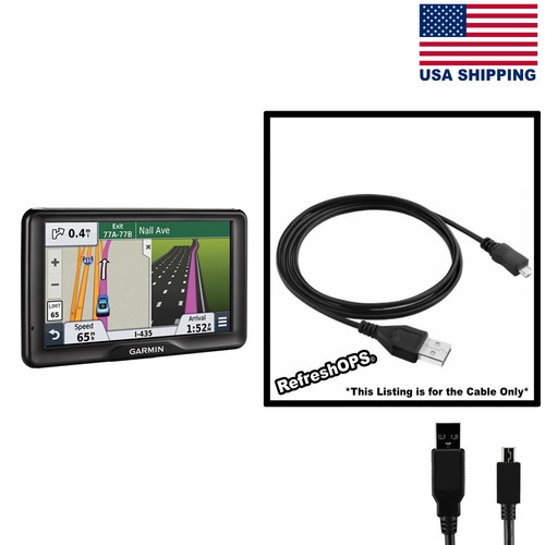Garmin Nuvi 2797LMT Bluetooth Vehicle GPS USB Cable Transfer Cord