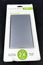 Wireless Gear 4,000 mAh Portable Power Recharge Any Device Without On Outlet