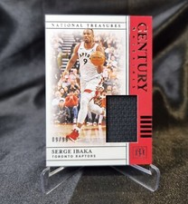 2019-20 National Treasures Basketball Century JERSEY #CM-SIB Serge Ibaka 09/99
