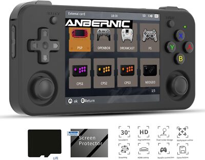 RG35XX H Retro Handheld Video Game Console Linux System 3.5'' IPS Screen NEU