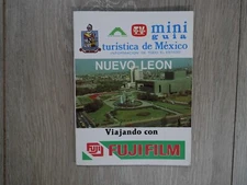 Vintage Fujifilm Mini Guide Tourist of Mexico - Nuevo Leon 1989 In Espanol