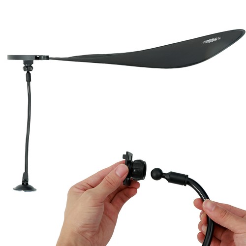Laptop Sun Shade for Working Outside Anti-Glare Laptop Visor with Suction BlnkA - Picture 20 of 22
