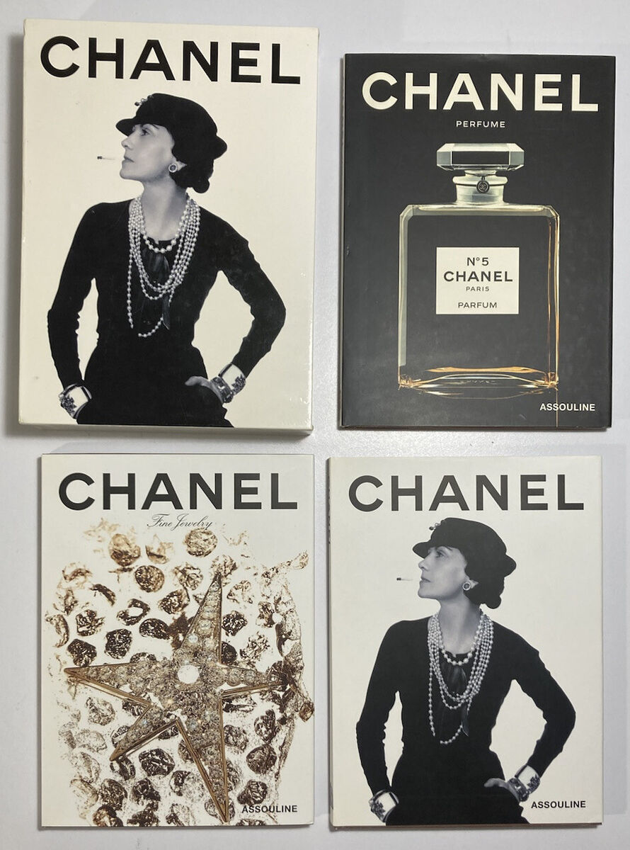 CHANEL (Slipcase Set Of 3 HC Books) Fashion-Fine Jewellery-Perfume  Assouline VG+