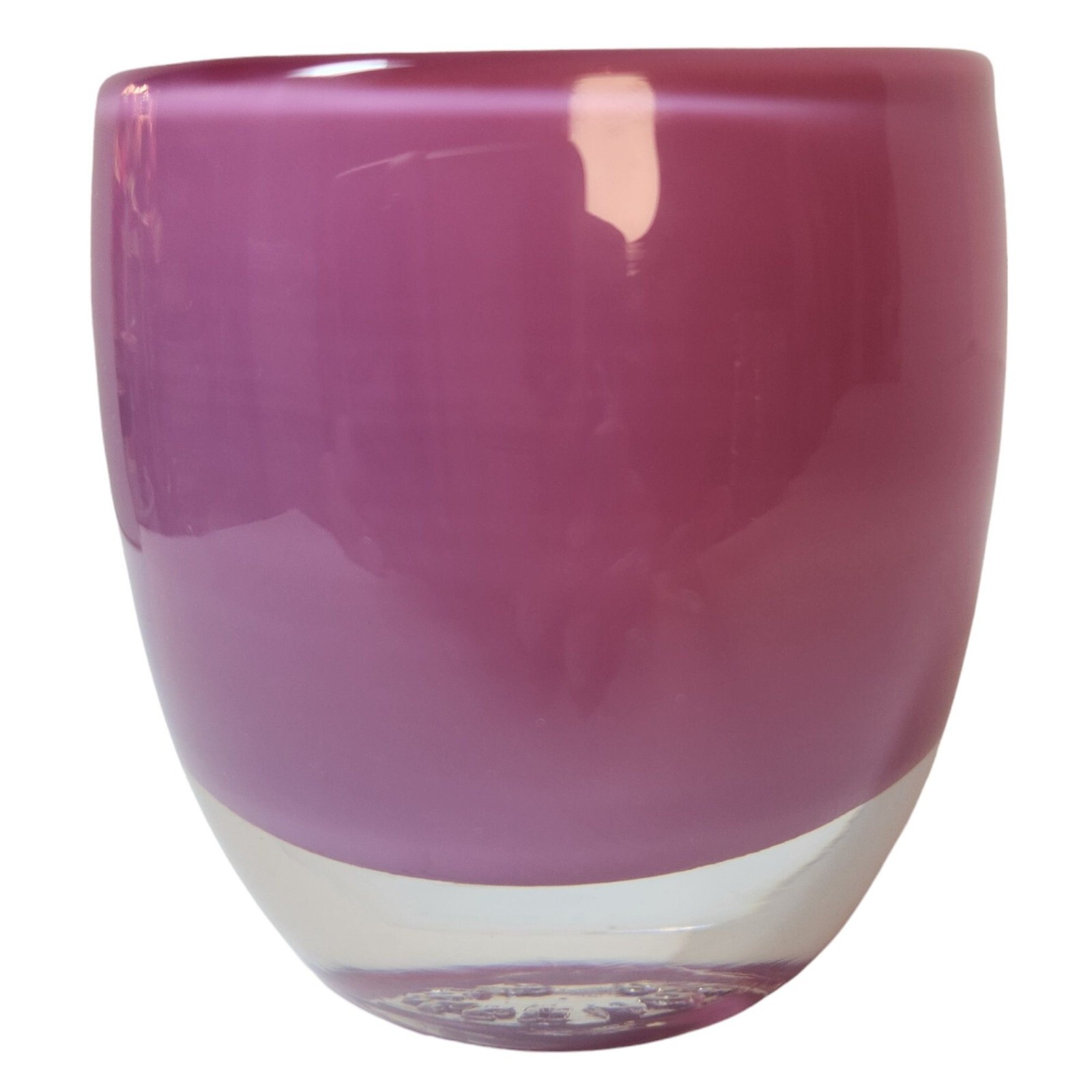Glassybaby Handblown BFF187 PinkishPurple Votive Candle Holder PreTriskelion eBay