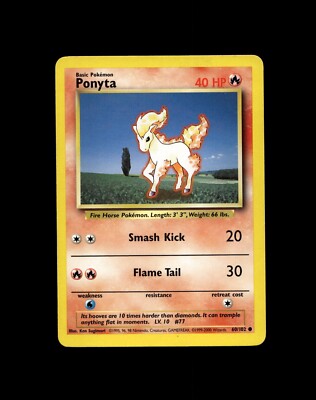 Ponyta Rapidash Galarian Pokemon Card! Holo/Reverse Holo Rare V Promo Cards!