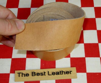 AUTHENTIC HORWEEN NATURAL ESSEX LEATHER STRAPS, 4 oz. Thickness, Select Size.