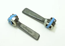 VINTAGE OFMEGA PREMIER BIANCHI BICYCLE 6 SPEED BRAZE-ON FRICTION SHIFTERS SET