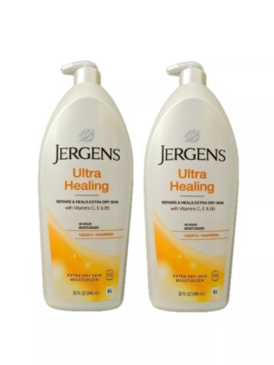 2 x Jergens Ultra Healing Extra Trockene Haut Feuchtigkeitscreme 32oz.