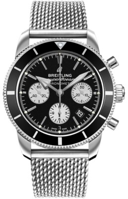 Breitling Superocean Heritage II AB0162121B1A1 Black Dial & Bezel Mens Watch