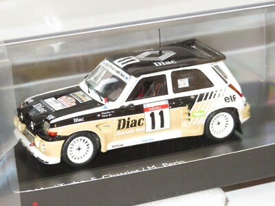 MINIATURE RALLYE RENAULT 5 MAXI TURBO - TOUR de CORSE 1986 1/43