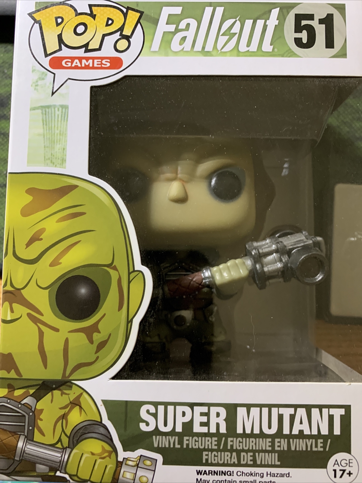 Super Mutant Fallout Games Series #51 ¡Funko Pop! Figura De Vinilo De Colección Nueva En Caja