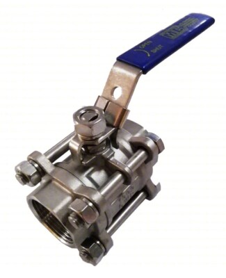 1  Ball Valve: 1  FNPT  316L Stainless Steel  1,000 psi CWP Locking Lever Handle