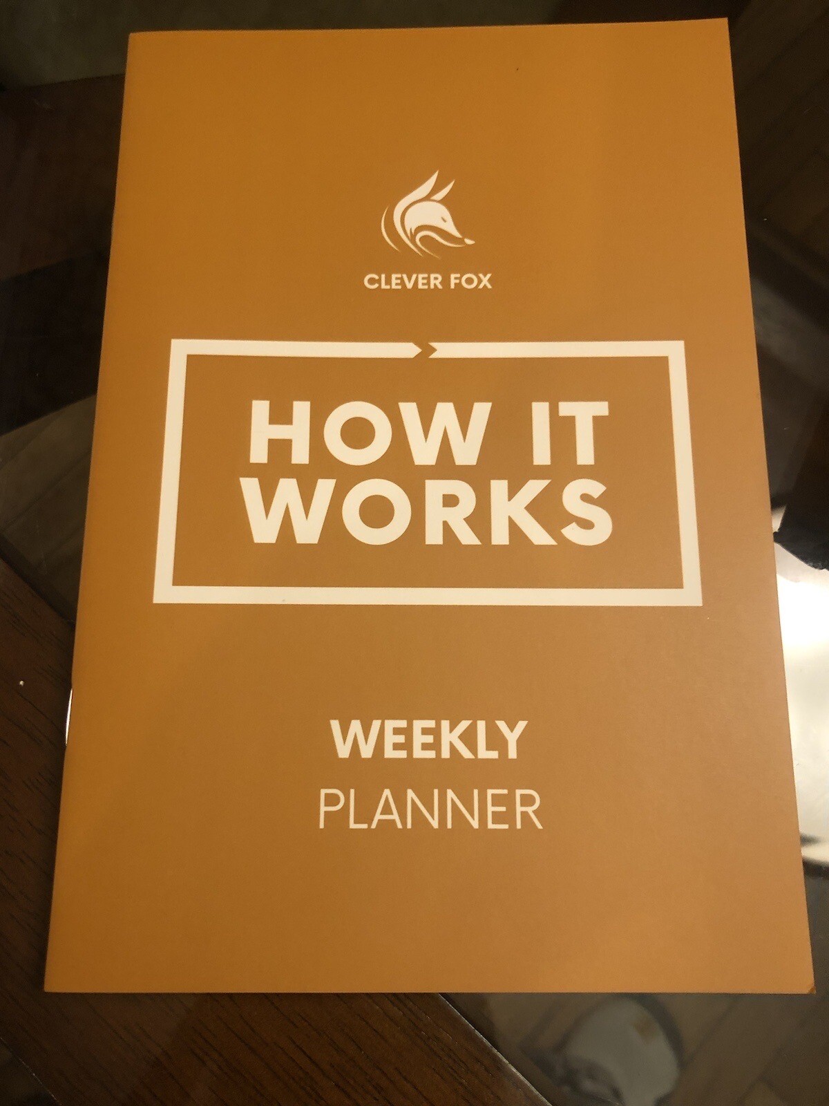 Clever Fox Non-Dated Weekly Planner,  New in Box 