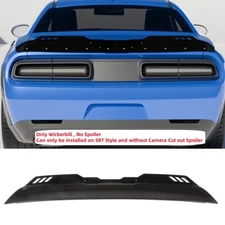 Only Wickerbill For DODGE Challenger 08-23 Rear Trunk SRT Style Spoiler Lip Wing