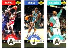 1996-97 COLLECTORS CHOICE GOLD MINIS AUGMON/JOHNSON/ANTHONY M85/M9/M1 (1V15)