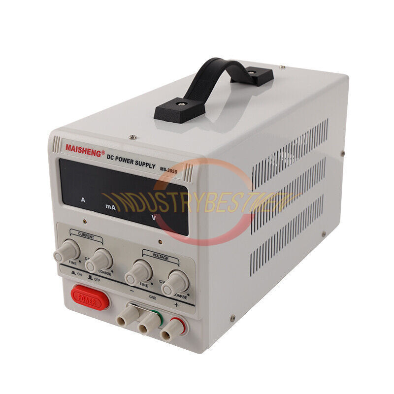 Adjustable DC Power Supply Precision Variable Digital Lab Test MS305D