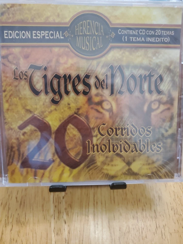 New Sealed LOS TIGRES DEL NORTE "20 CORRIDOS INOLVIDABLES" CD SPECIAL EDITION Foto 2 de 4