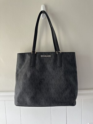 Michael Kors Handbag Morgan Tote Embossed Logo Saffiano Leather Bag