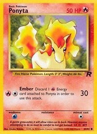 Pokemon Ponyta (64/84) Team Rocket NM