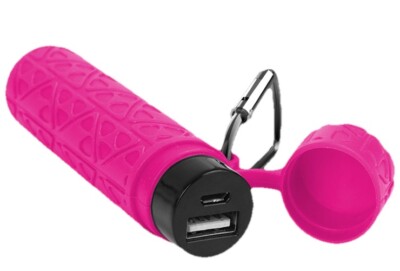 Body Glove USB Power Bank 2200 mah Water Resistant Pink NIB Sealed