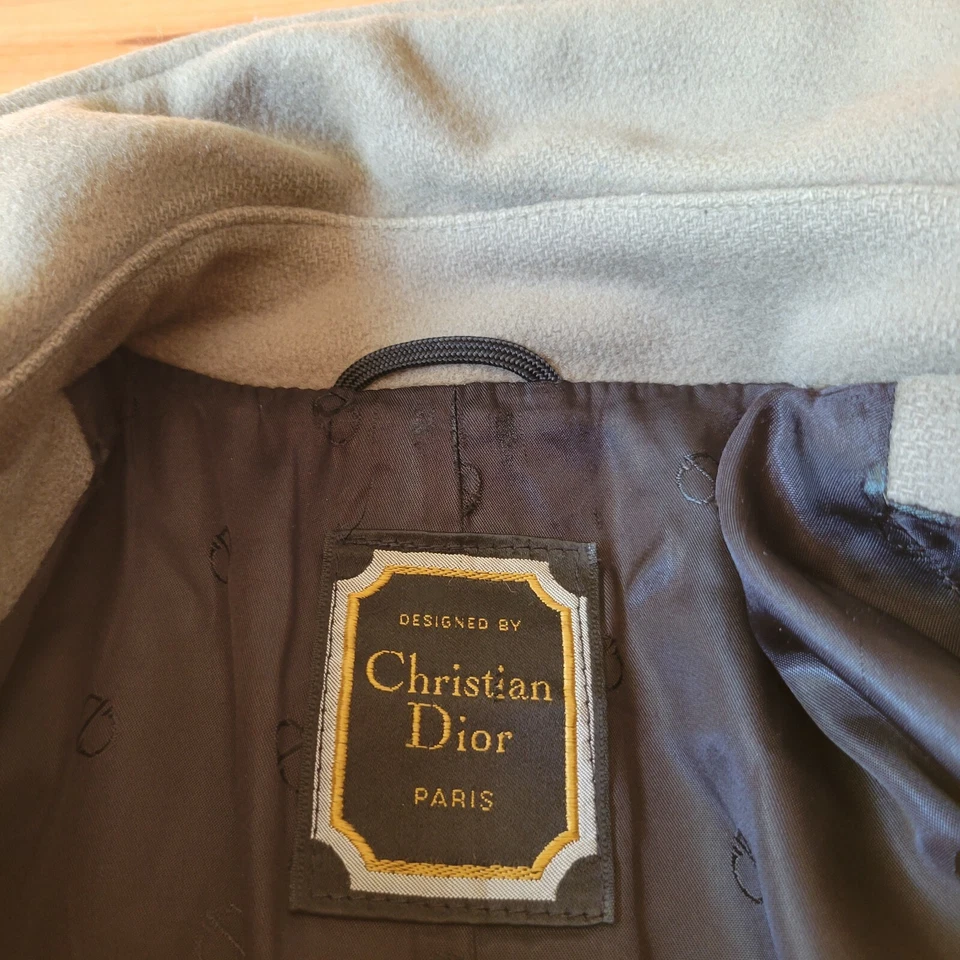 Casaco Vintage Christian Dior Monsieur Paris Bege Claro Tamanho 44L - Imagem 2 de 4