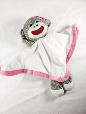 sock monkey snuggle buddy