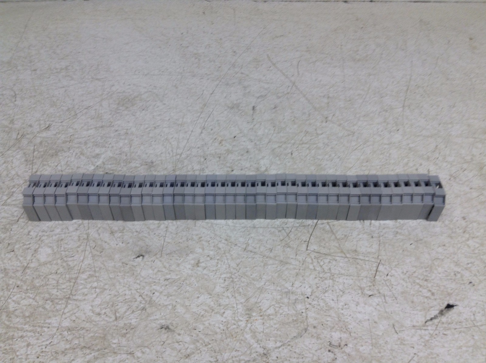 Wago 249 Gray Grey Wiring Terminal Block Thick End Anchor Lot of 40