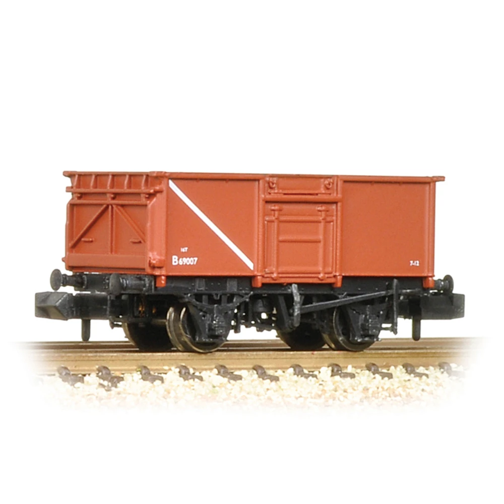 Graham Farish 377-226B N Gauge BR Bauxite 16T Steel Mineral Wagon Top Flap Doors