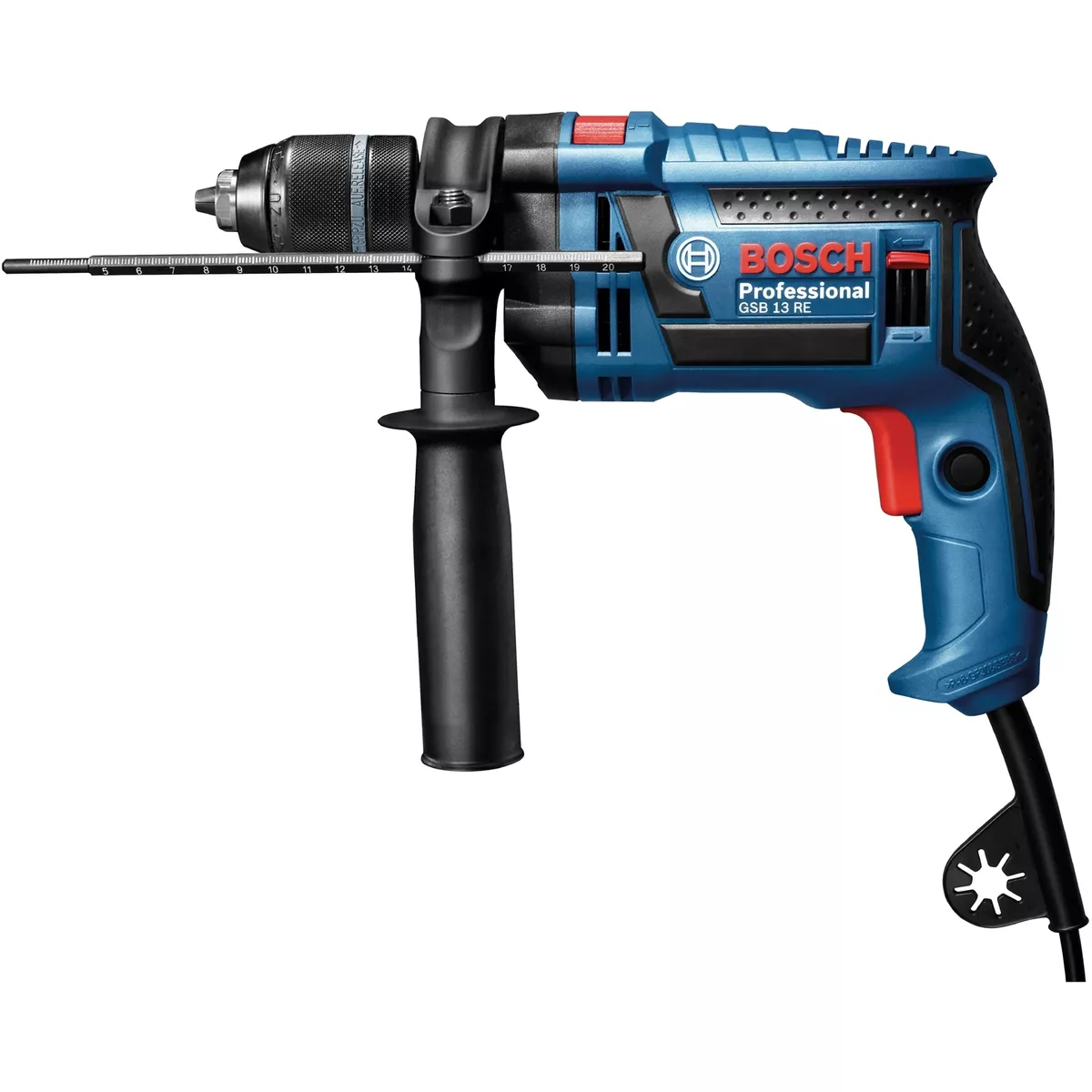 Bosch Blue IMPACT DRILL 650W GSB13RE KLC Corded Softgrip Rotatable