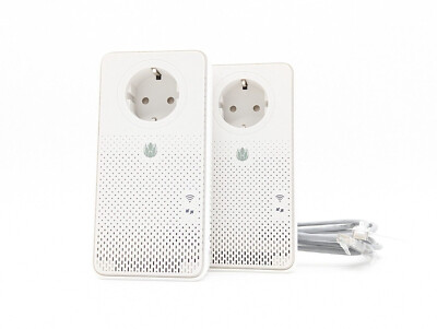 Powerline Starter Set   KIT PLC 1.000 MBit/s LAN   1.200 MBit/s D-LAN WIFI WLAN 
