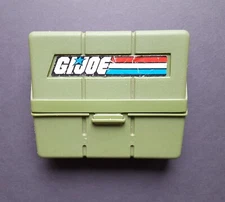 Vintage Hasbro 1983 GI JOE Plastic Belt Pack AMMO POUCH Figure Carrying Case