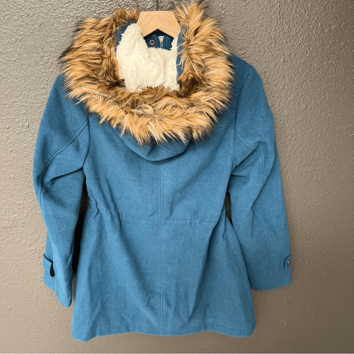Denim & Co Anorak Jacke Sherpa gefüttert Kapuze | Gr. XXS - Bild 6 von 10