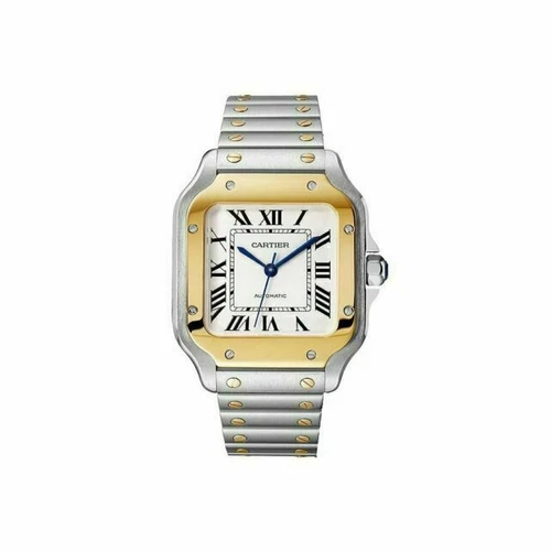 Cartier Santos Cartier Armbanduhren mit Edelstahl-Armband