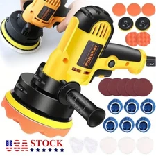 800W Electric Car Power Polisher Buffer Polishing Sander Kit Waxing Machine Tool
