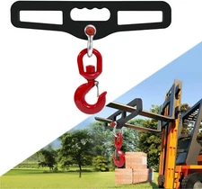 Heavy Duty Forklift Lifting Hook,Fork Lifting Attachment,6,600LB Capacity(3 Ton)