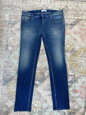 Stone Island Jeans SK Denim Navy Compass Patch Logo W34 L32 Stone Island Jeans SK Denim Navy Compass Patch Logo W34 L32